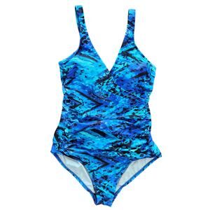 Miradonna By Miraclesuit One Piece Swimsuit 12/14 Beach Vacation‎ Resortwear